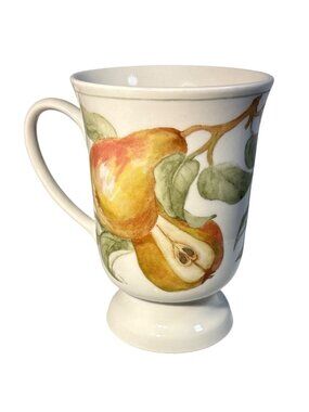 American Atelier Mug Blossom Breeze With Pear Design Porcelain